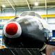 Rudolph the Red-Nosed Shuttle Mockup.